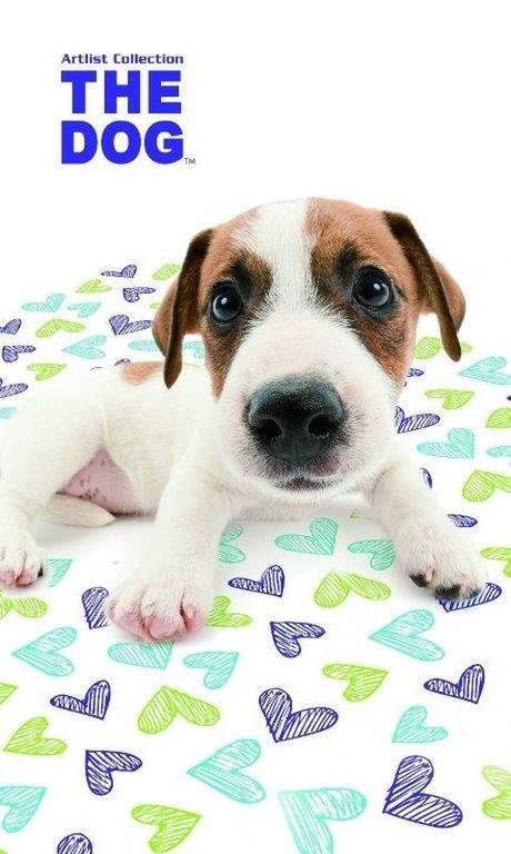 Detský uterák the dog srdiečka 50/30,