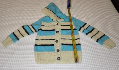 Pletený svetrík 2-3 roky - mäkulinká bavlnka, 74