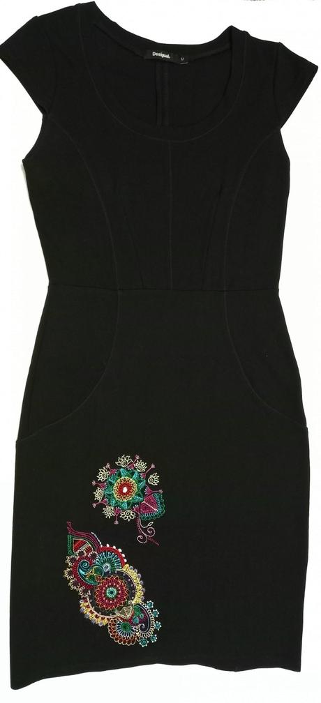 Desigual šaty s výšivkou, desigual,s