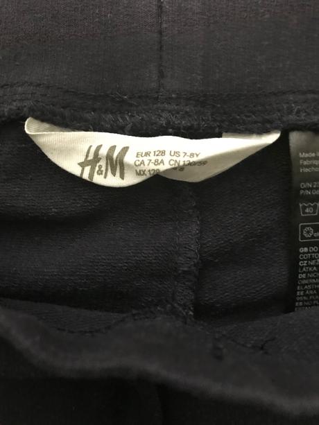 Leginky hrubšie 7-8 rokov, h&m,128