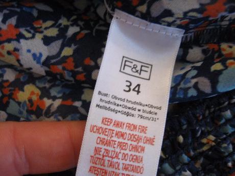 Dámska letná blúzka, 36/38, f&f,38