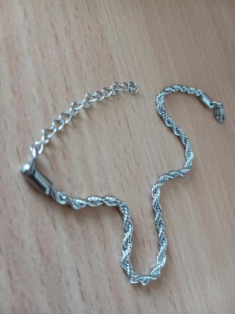 Dámsky oceľový náramok - dĺžka 19 + 5 cm,