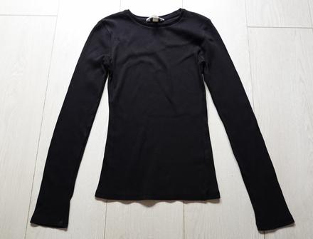 Vrúbkované tričko h&m, h&m,xs