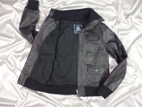Kvalitná kožená bunda, 38