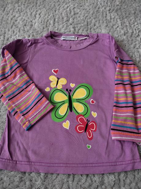 Tričko s motýlikmi 4-5r, 110