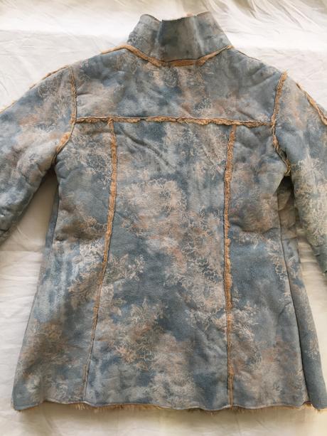 Bunda s kožušinkou, benetton,128