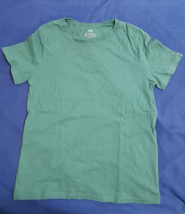 Zelené tričko, h&m,134