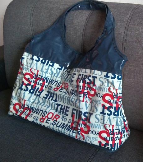 Veľká plážová taška nákupná shopper kabelka, 