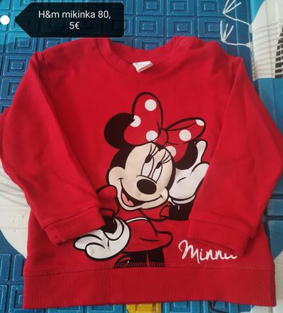 H&m mikina minnie, h&m,80