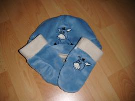 Čiapka+rukavičky na 12m, 86