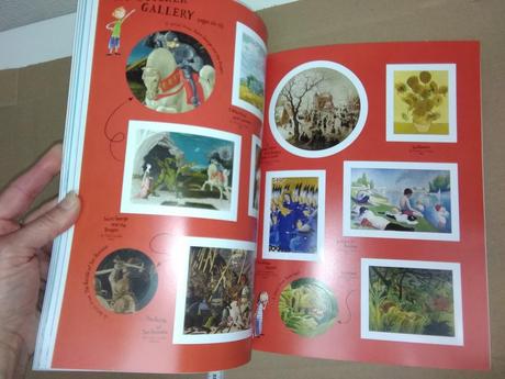 Usborne art colouring and sticker book, 