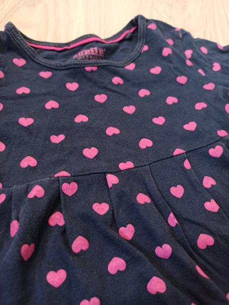 Šaty so srdiečkami, lupilu,98
