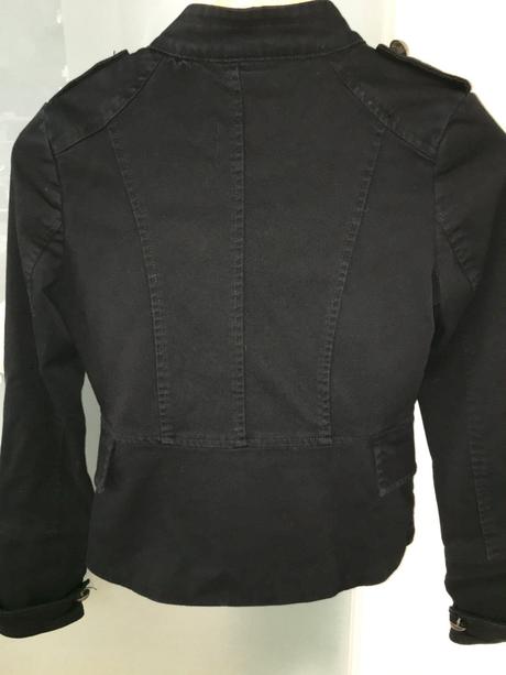 Čierne sako army štýl, amisu,xs