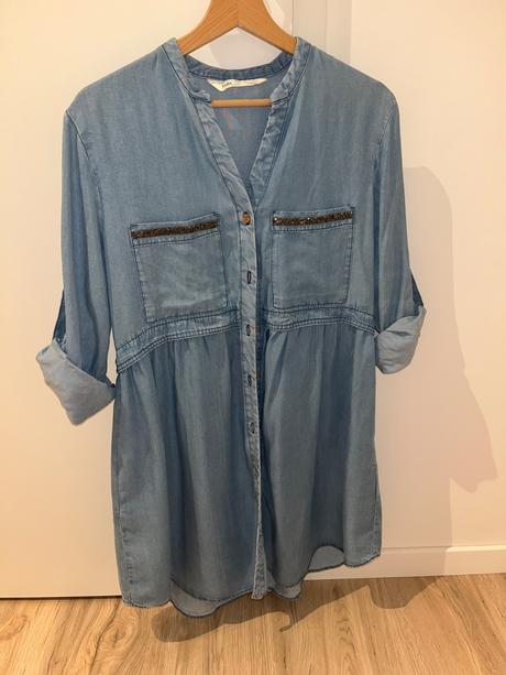Zara košeľa denim, zara,s