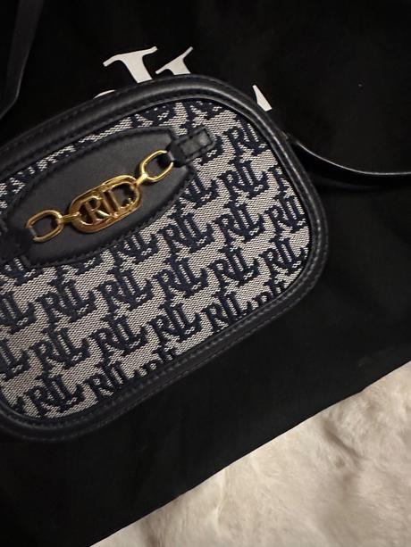 Kožená kabelka ralph lauren, ralph lauren