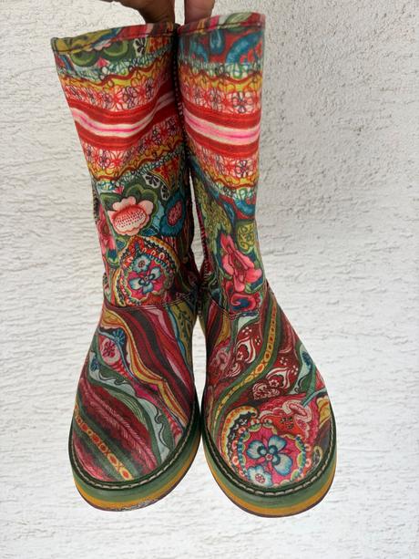 Desigual prekrasne cizmy boho etno hippie, desigual,36