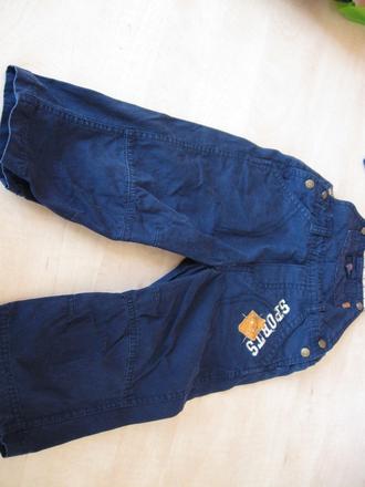 Chlapčenské nohavice na traky, 86