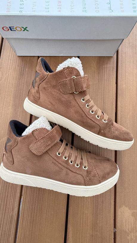 Kožené sneakersy geox respira 25cm, geox,38