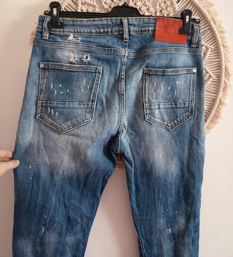 Roztrhané džínsy zara, zara,xl