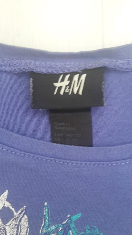 Bavlnené tričko victoria 10-12 rokov, h&m,152