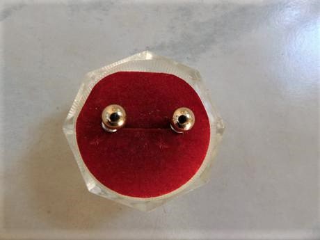 Zlatá gulička napichovačka 1 ks,