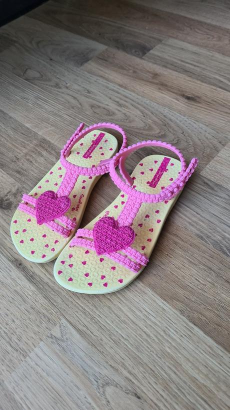 Plážové sandále ružové dievčenské ipanema 25/26, 25