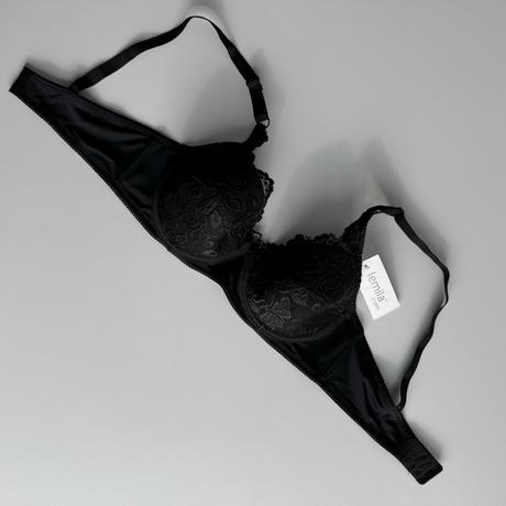 Mierne vystužená podprsenka s kosticami 36166 čier, 85c