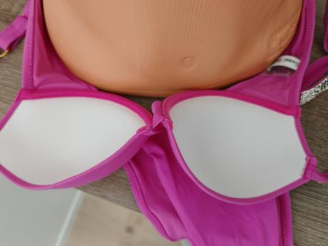 Plavky ružovo fialové krásne - m košíky 75-80 b, m