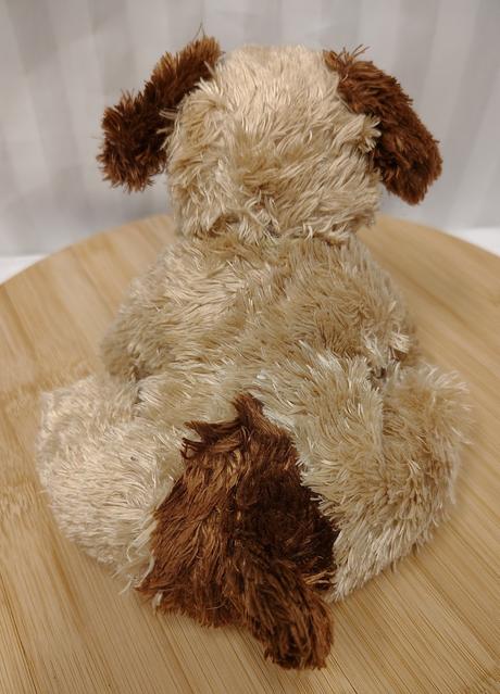 Plyšový hnedý pes, 17 cm, 