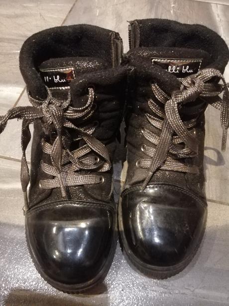 Čierne lesklé topánky 30, 30