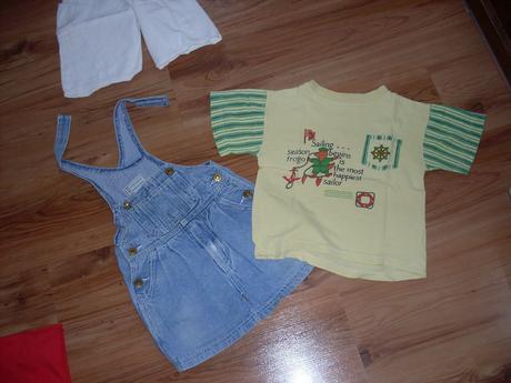 Cena spolu-balík tričká /tričko a kraťasy na 1-3 r, 86–98