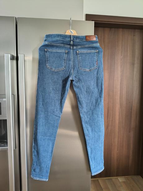 Scotch & soda slim rifle s vysokým pásom s, s