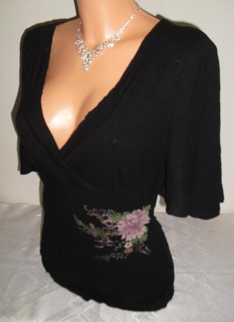 Motylia tunika s kvietkom, h&m,m