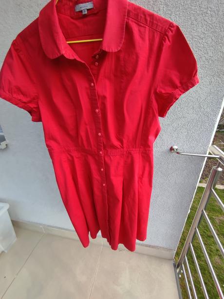 Červené šaty montego, 42