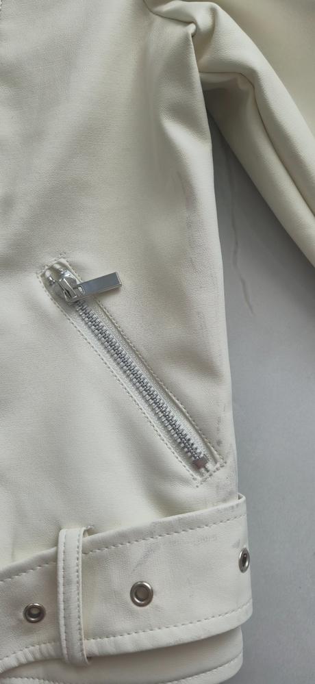 Koženková bunda + košeľa grátis, xs