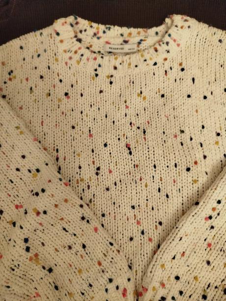 Nádherný pletený pulóver, reserved,146