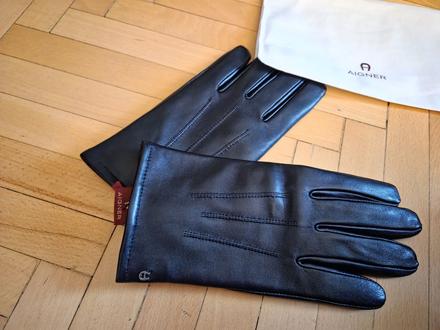Aigner kožené rukavičky, m