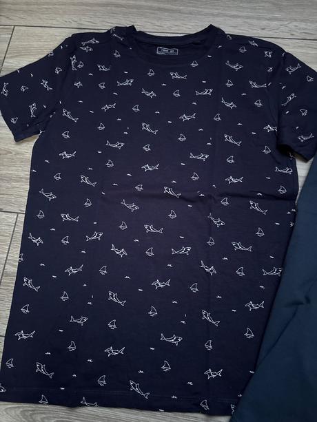 3pack tričká so žralokmi, next,158