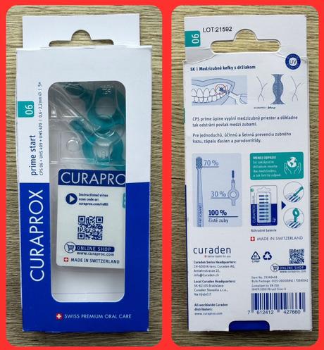 Curaprox 2 nové držiaky na medzizubné kefky,