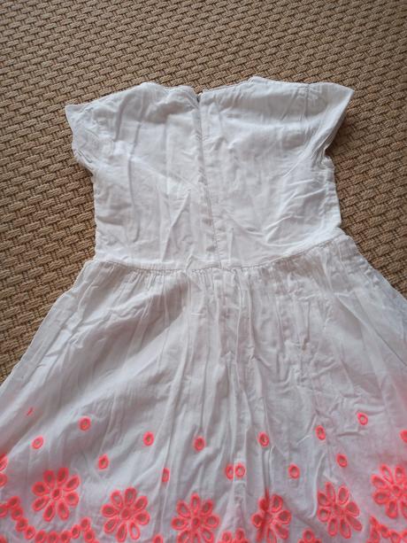 Biele vzdušné šatky na leto s krajkou, mini boden,116