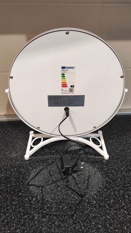 Kozmetické zrkadlo stolové s led osvetlením, 