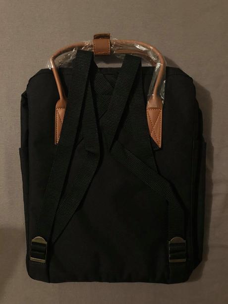 Batoh fjällräven kanken čierny s hnedými prvkami, fjällräven