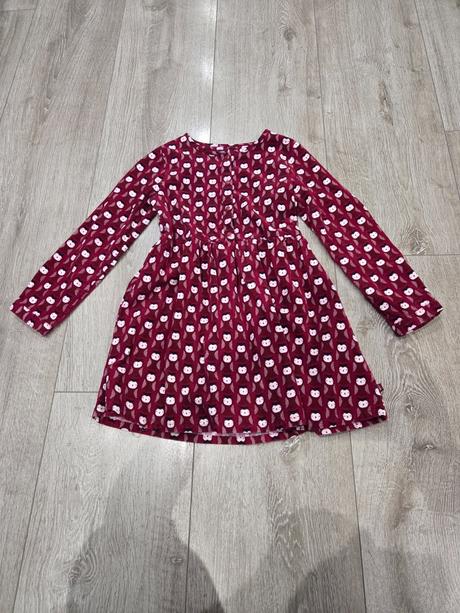 Teplé menžestrové šaty sova, 128