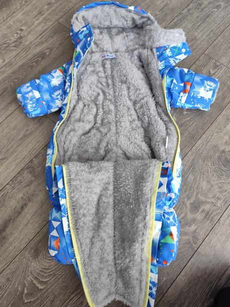 Kombinéza zimná pre chlapca 6- 12 mesiacov, 74