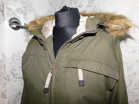 Damska kvalitna zimna bunda s kapucnou, george,38