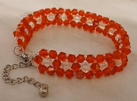 Ligotavé náramky zo sklenených korálok, 