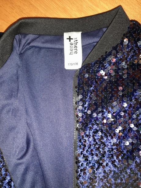 Flitrová mikina / sveter, c&a,170