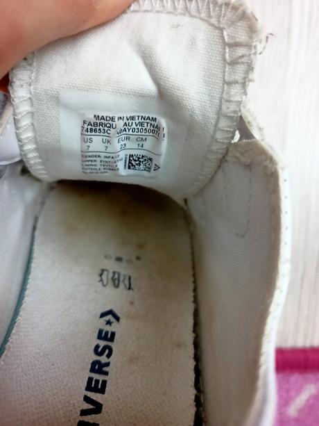 Kožené tenisky pre dievcatko,vel.23, converse,23