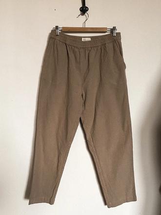 Dlhé béžové nohavice skall studio, xl