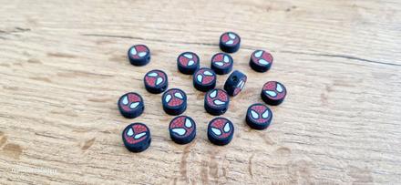Korálka - spiderman - 9 mm, 